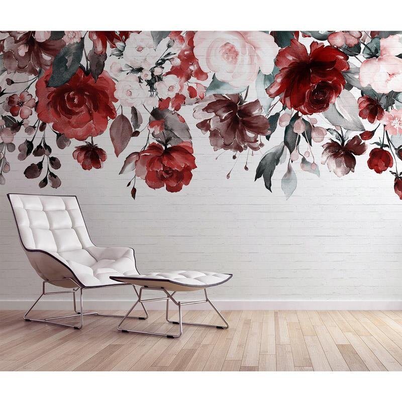 DD118528 Digitaldruck-Tapete Mural 2 Stein Blumen Floral Kunst Vlies Fototapete livingwalls