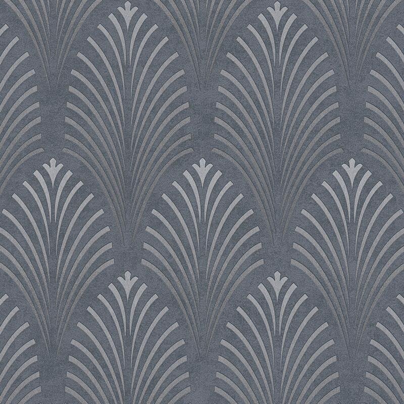 Tapete Grau, Silber, Schwarz, Anthrazit AS-Creation Vliestapete (374822)