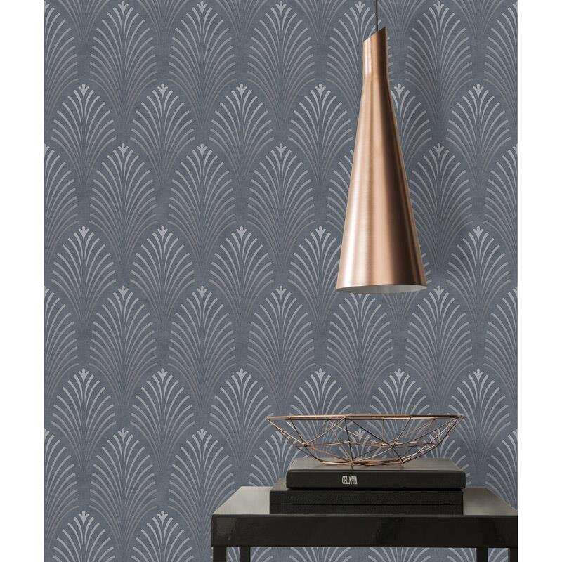 Tapete Grau, Silber, Schwarz, Anthrazit AS-Creation Vliestapete (374822)