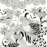 Digitaldruck-Tapete Schwarz-Wei&szlig; Studio Onszelf...