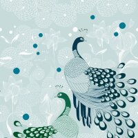 Digitaldruck-Tapete Blau, Pastellfarben Studio Onszelf...