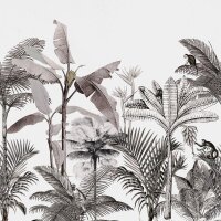 Digitaldruck-Tapete Schwarz-Wei&szlig; Studio Onszelf...