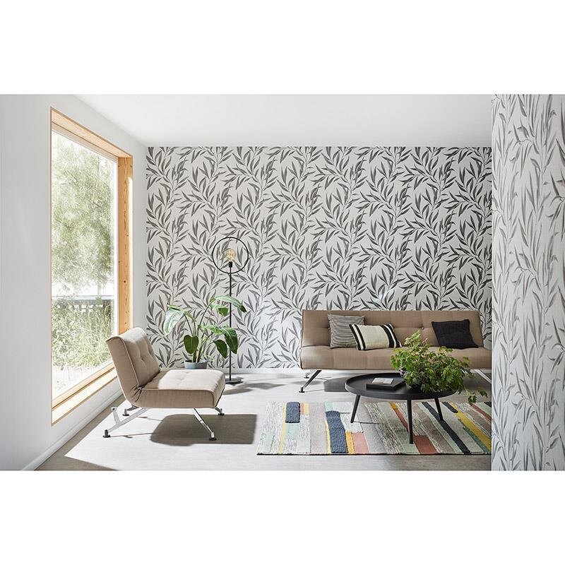 Tapete Beige, Creme, Weiß Marburg Vliestapete (32202)