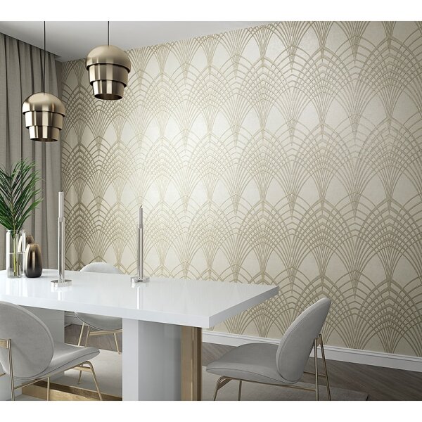 Tapete Gold, Kupfer, Grau, Silber Marburg Vliestapete (32256)