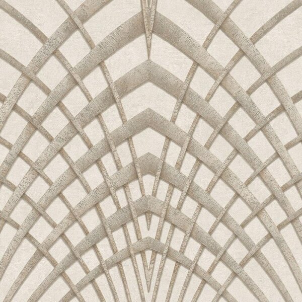 Tapete Beige, Creme, Braun Marburg Vliestapete (32255)