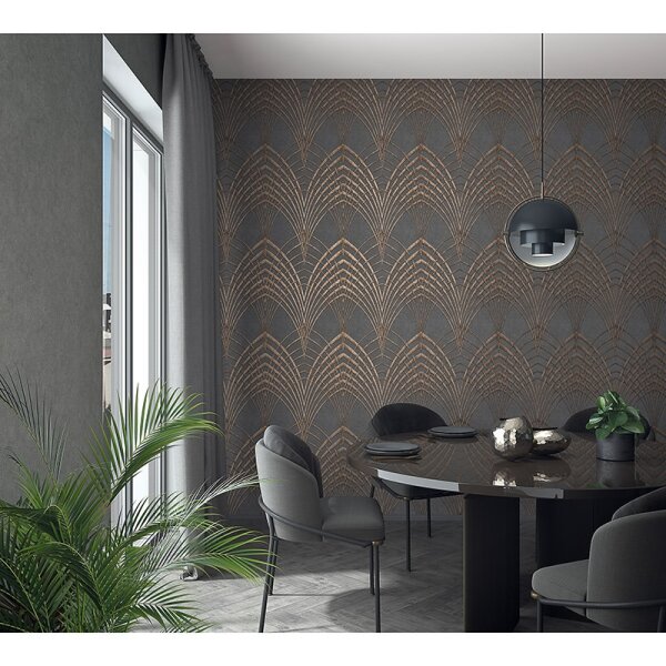 Tapete Beige, Creme, Braun Marburg Vliestapete (32255)