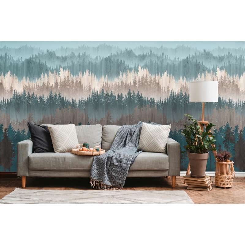 Digitaldruck-Tapete Beige, Blau, Braun livingwalls (391811)