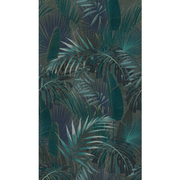 Digitaldruck-Tapete Blau, Grün, Petrol livingwalls (391803)