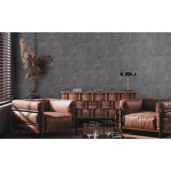 Tapete Gold, Kupfer, Schwarz livingwalls Vliestapete (391775)