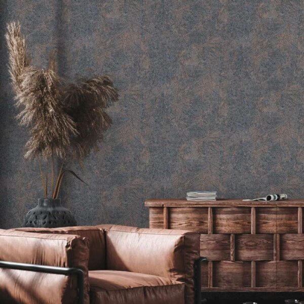 Tapete Gold, Kupfer, Schwarz livingwalls Vliestapete (391775)