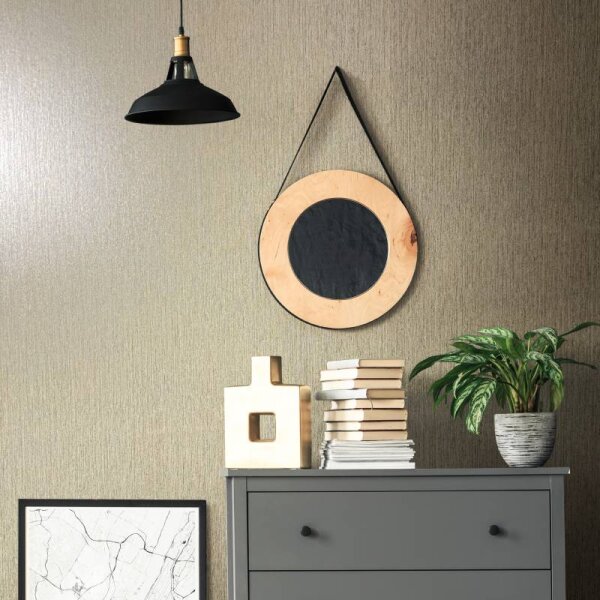 Tapete Beige, Creme, Grau, Silber Novamur Vliestapete (82192)