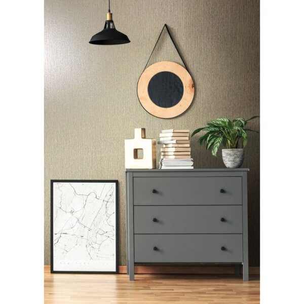 Tapete Beige, Creme, Grau, Silber Novamur Vliestapete (82192)