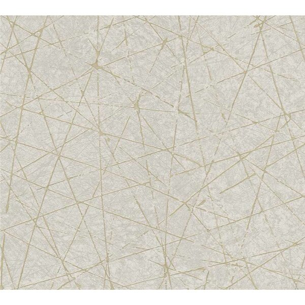 Tapete Grau, Silber, Greige livingwalls Vliestapete (391773)