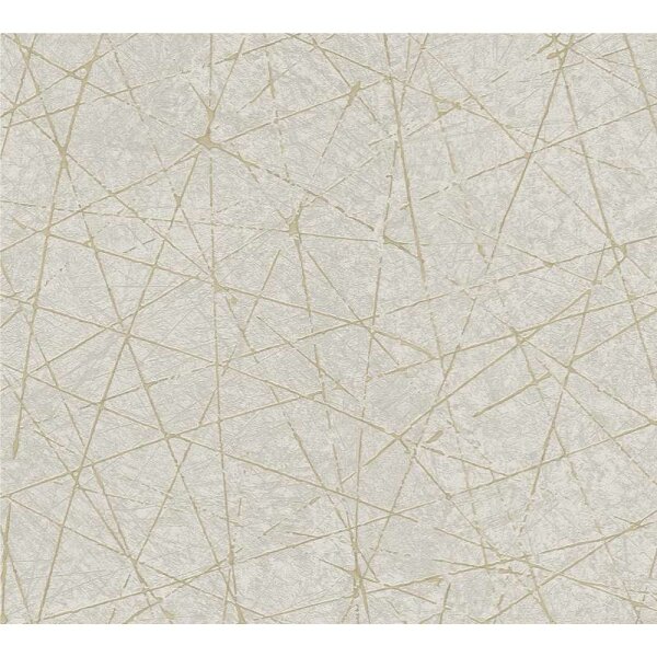 Tapete Grau, Silber, Greige livingwalls Vliestapete (391773)