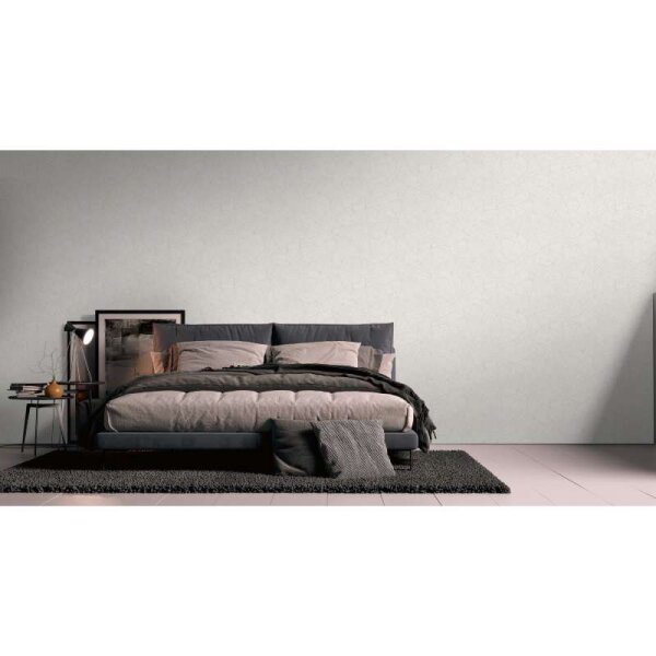 Tapete Grau, Silber, Weiß livingwalls Vliestapete (391771)