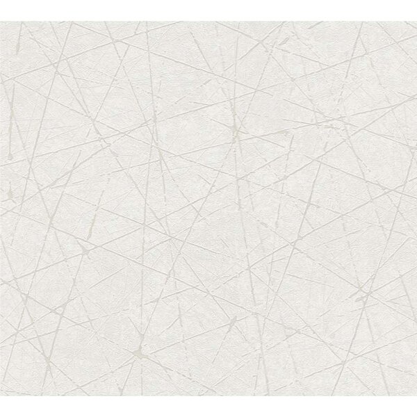 Tapete Grau, Silber, Weiß livingwalls Vliestapete (391771)