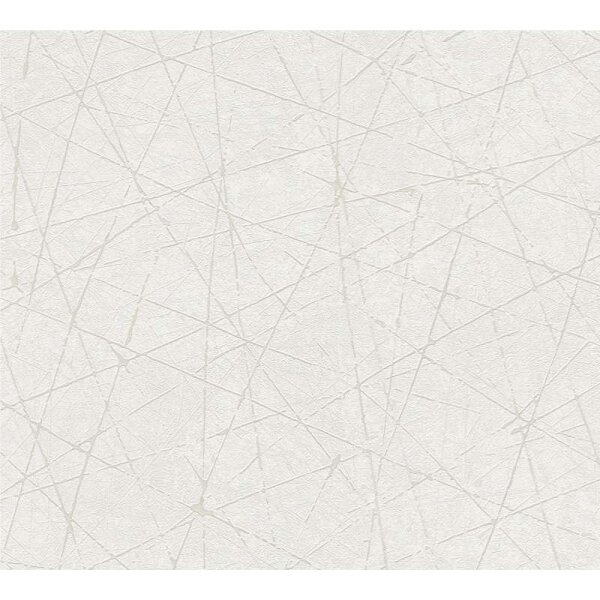 Tapete Grau, Silber, Weiß livingwalls Vliestapete (391771)