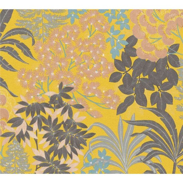 Tapete Bunt, Gelb livingwalls Vliestapete (391283)