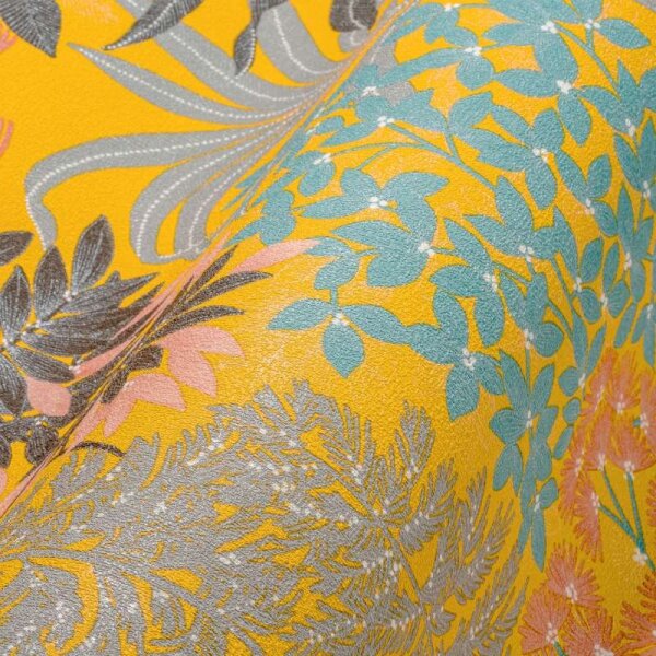 Tapete Bunt, Gelb livingwalls Vliestapete (391283)