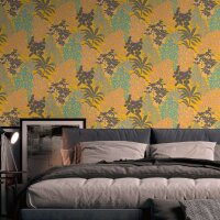 Tapete Bunt, Gelb livingwalls Vliestapete (391283)