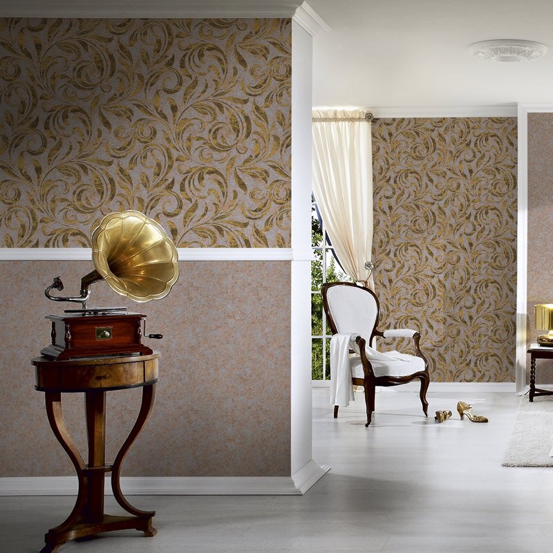 Tapete Braun, Gold, Kupfer Architects Paper Vliestapete (959405)