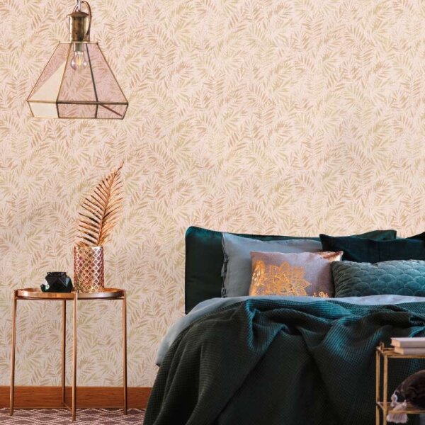 Tapete Beige, Creme, Gold livingwalls Vliestapete (391203)