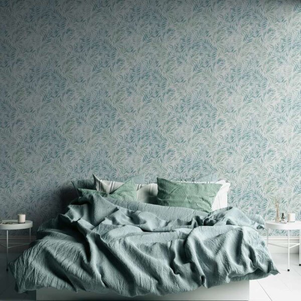 Tapete Grün, Weiß livingwalls Vliestapete (391201)