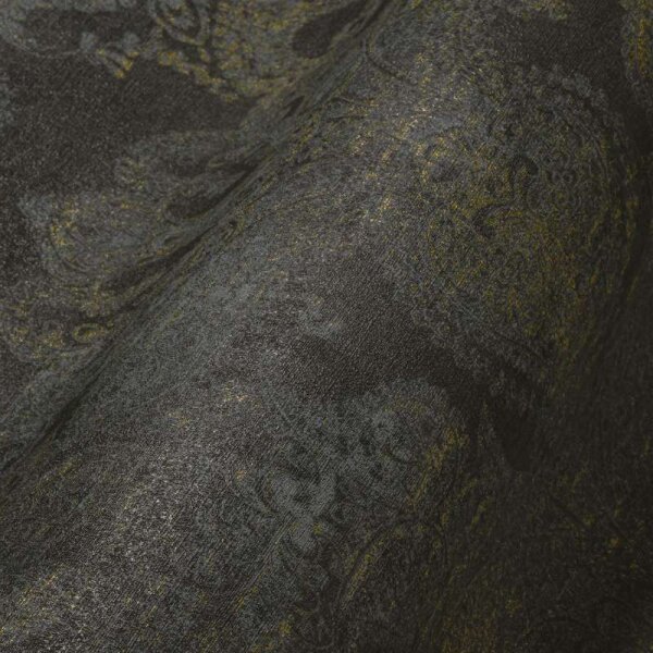 Tapete Schwarz, Anthrazit livingwalls Vliestapete (391195)