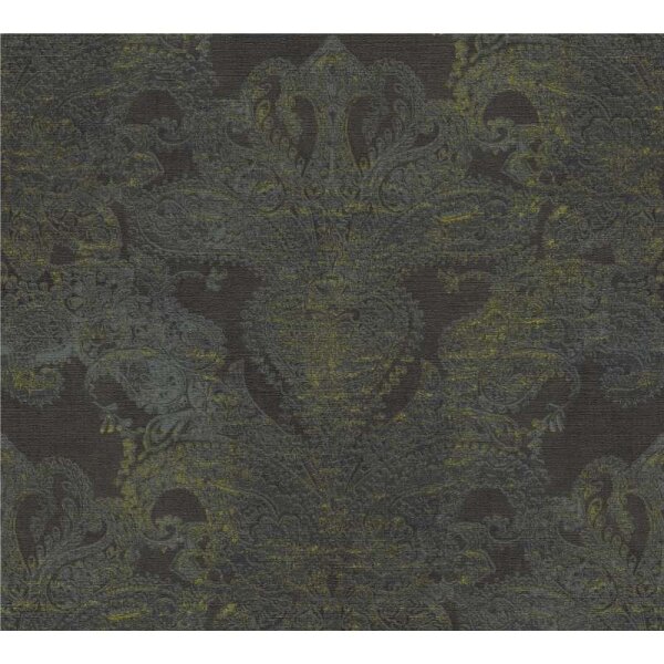 Tapete Schwarz, Anthrazit livingwalls Vliestapete (391195)