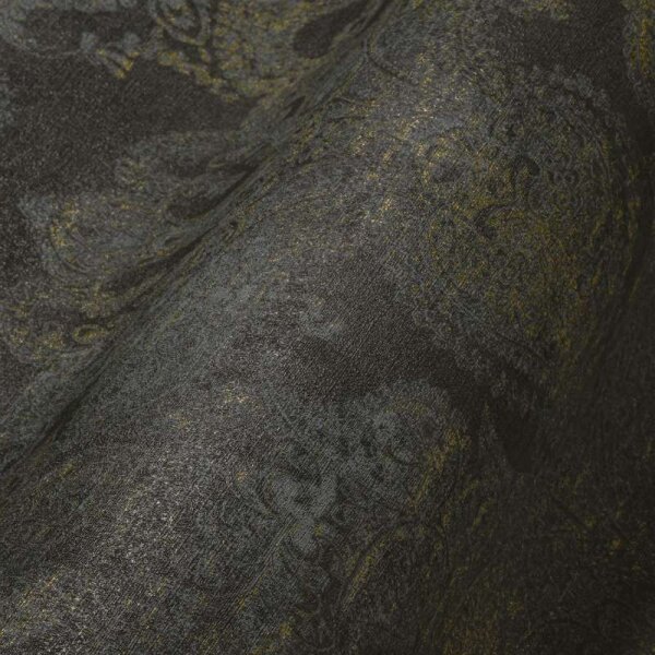 Tapete Schwarz, Anthrazit livingwalls Vliestapete (391195)