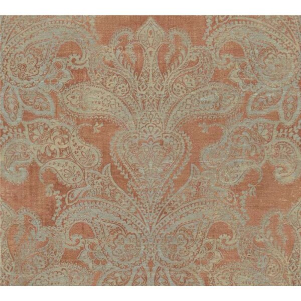 Tapete Orange, Türkis livingwalls Vliestapete (391192)