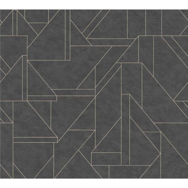 Tapete Gold, Schwarz livingwalls Vliestapete (391184)
