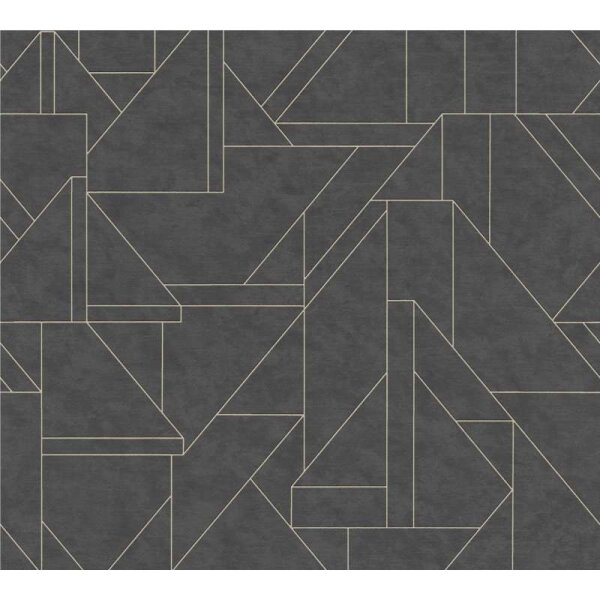 Tapete Gold, Schwarz livingwalls Vliestapete (391184)