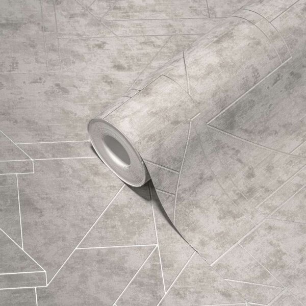Tapete Grau, Silber livingwalls Vliestapete (391183)