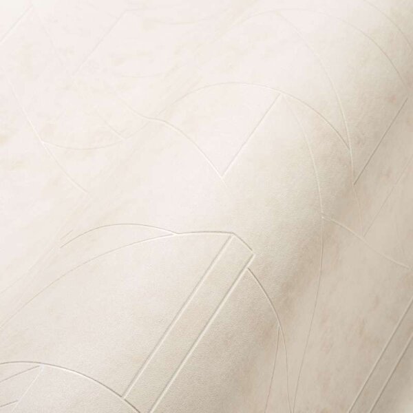 Tapete Beige, Creme, Weiß livingwalls Vliestapete (391182)