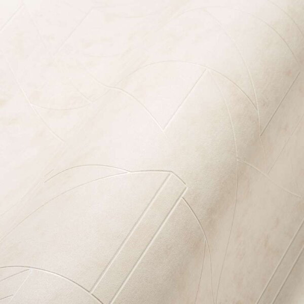 Tapete Beige, Creme, Weiß livingwalls Vliestapete (391182)