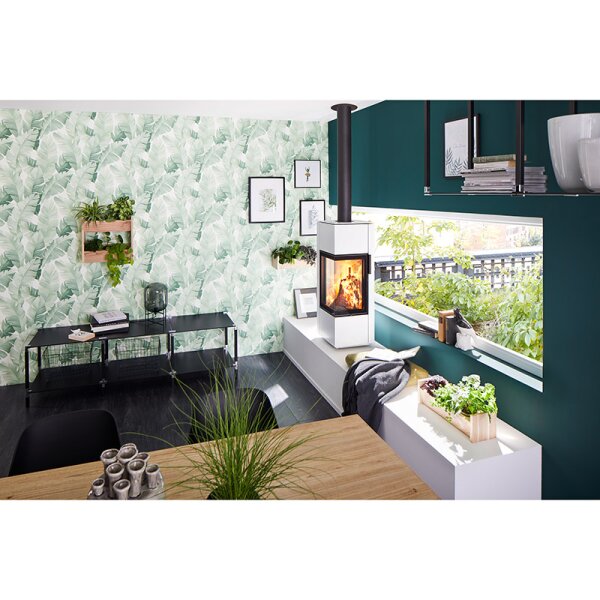 Tapete Weiß, Grün Marburg Vliestapete (31650)