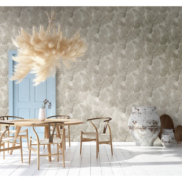 Tapete Beige, Creme, Braun, Weiß Marburg Vliestapete (31625)