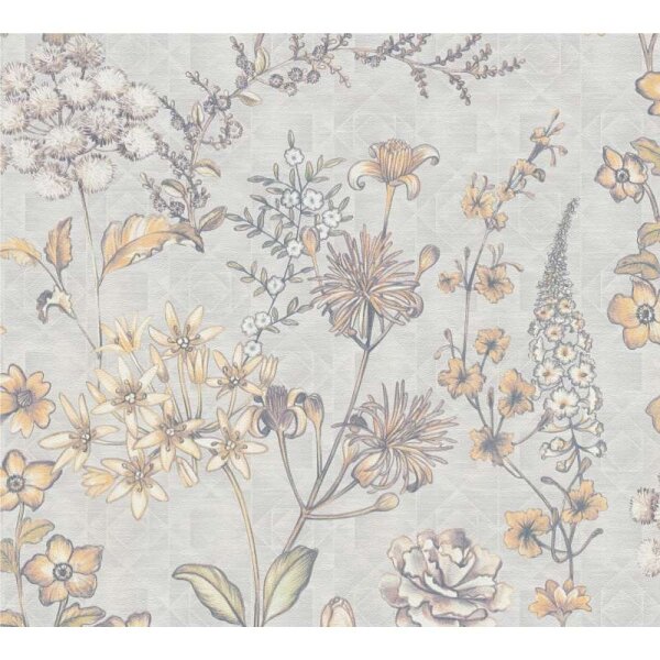 Tapete Braun, Grau, Orange livingwalls Vliestapete (391171)