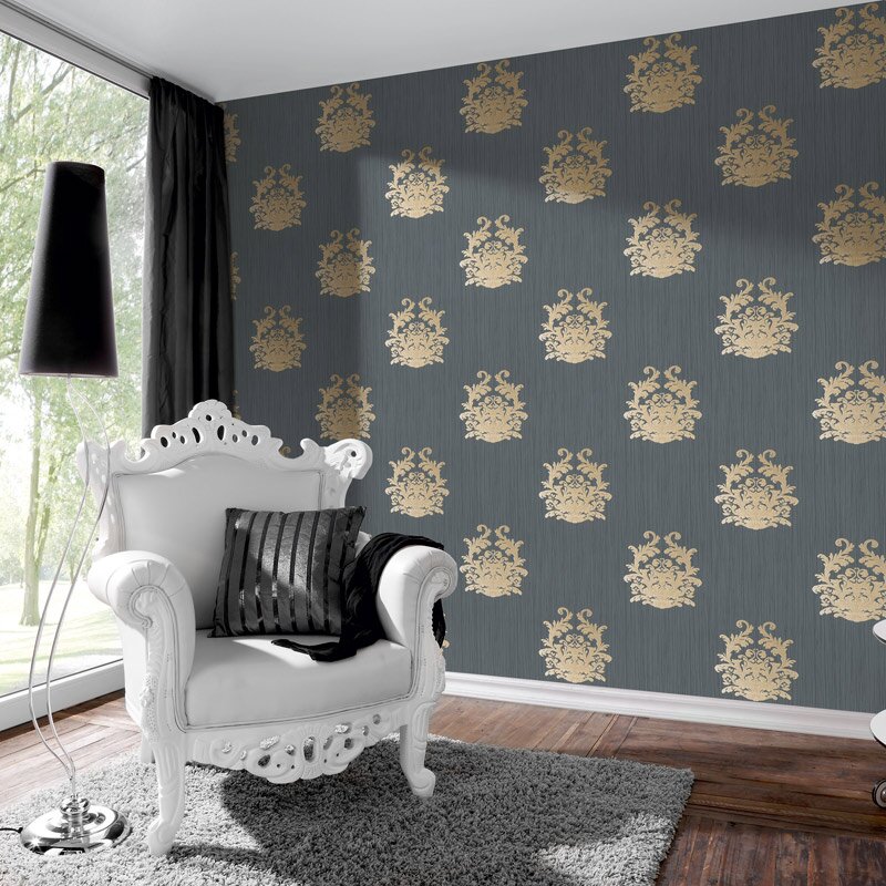 Tapete Blau Architects Paper Vliestapete (958615)