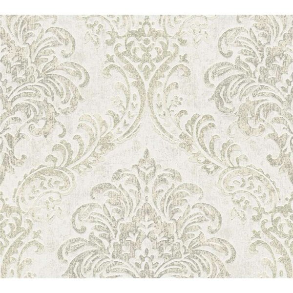 Tapete Grau, Silber, Weiß livingwalls Vliestapete (391122)