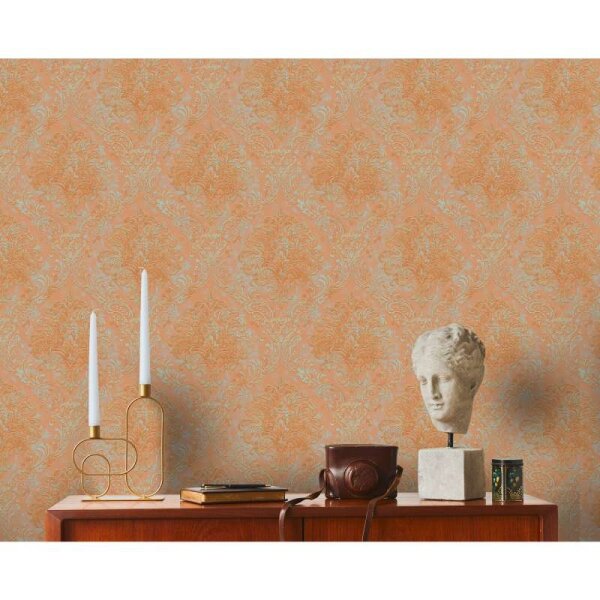 Tapete Gold, Kupfer, Orange livingwalls Vliestapete (391121)