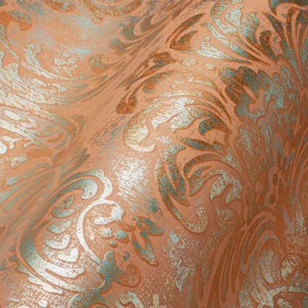 Tapete Gold, Kupfer, Orange livingwalls Vliestapete (391121)