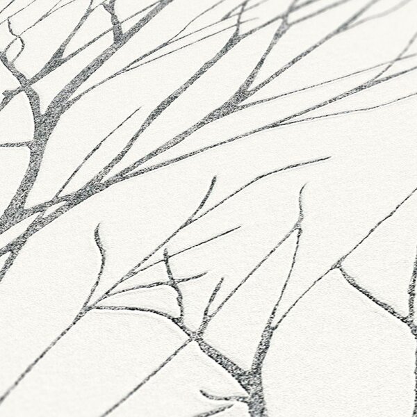 Tapete Schwarz-Weiß innova Vliestapete (372604)