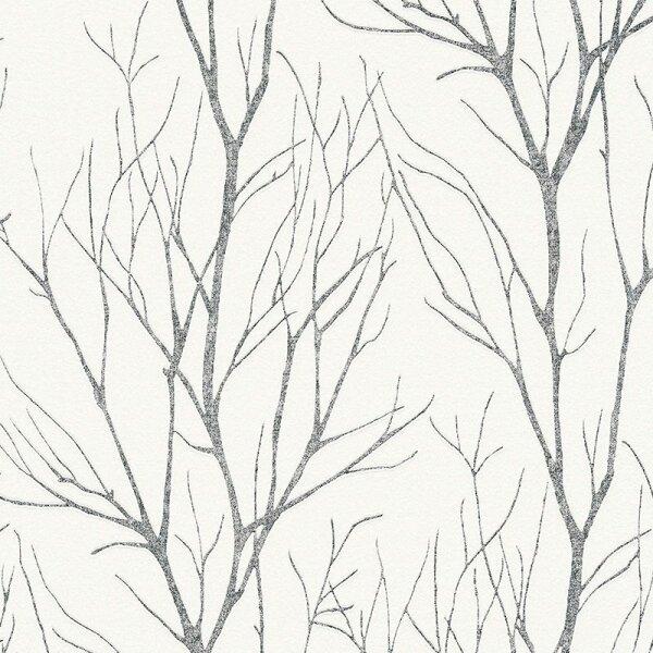 Tapete Schwarz-Weiß innova Vliestapete (372604)