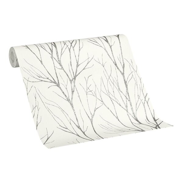 Tapete Schwarz-Weiß innova Vliestapete (372604)