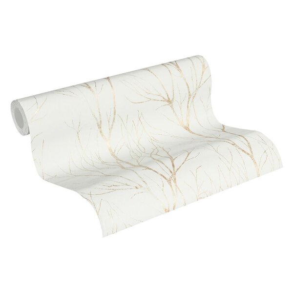 Tapete Weiß innova Vliestapete (372603)