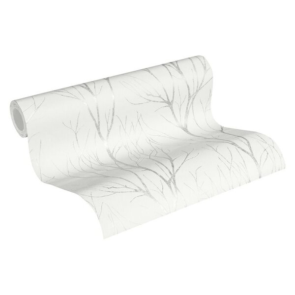 Tapete Beige, Creme, Grau, Silber innova Vliestapete (372602)