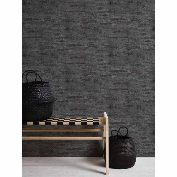 Tapete Schwarz, Anthrazit AS-Creation Vliestapete (374154)