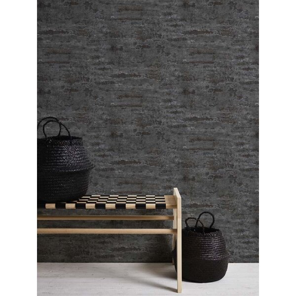 Tapete Schwarz, Anthrazit AS-Creation Vliestapete (374154)